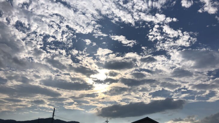 空と雲と太陽と